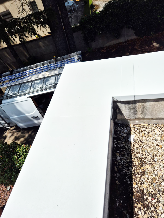 Avant travaux couvertine